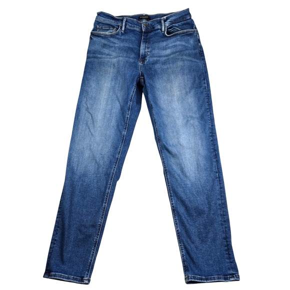 Banana Republic Other - Banana Republic Tapered Fit Jeans Mens 36x34 (36x33) Blue Medium Wash Stretch